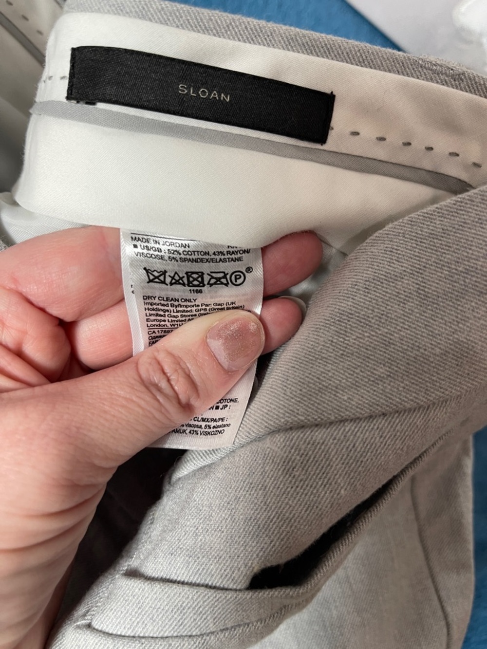 Banana Republic Light Gray Women's Tailored Trousers - Picture 11 of 12
